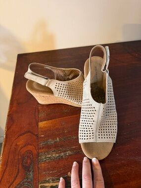 Rockport Briah Perf Sling Wedge Sandals Size 9M